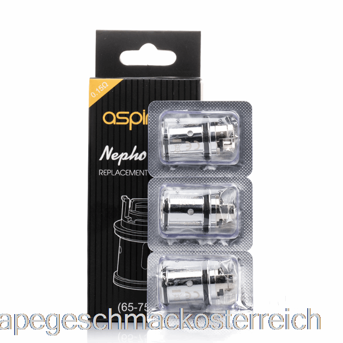 Aspire Nepho Ersatzspulen 0,15 Ohm Mesh-Spulen Vape-Geschmack